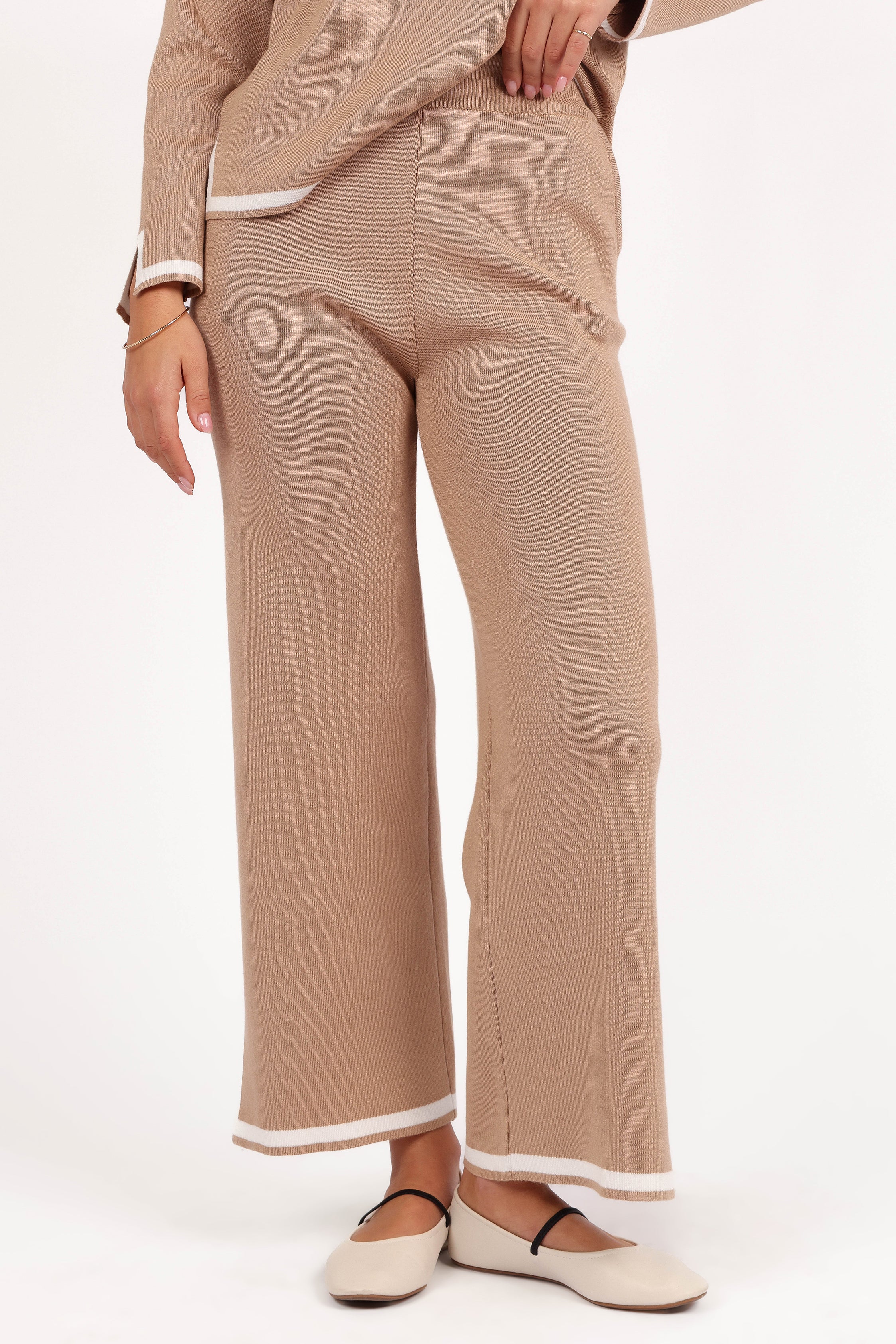 Nathan Two Piece Knit Set - Latte