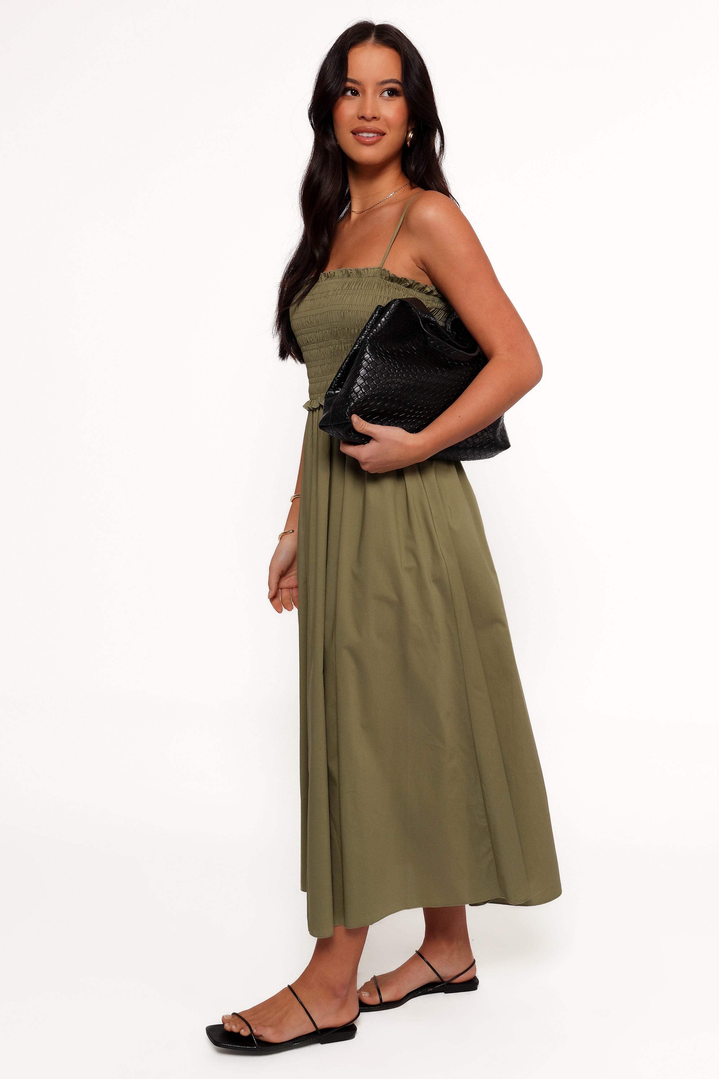 Nigella Maxi Dress - Olive Green