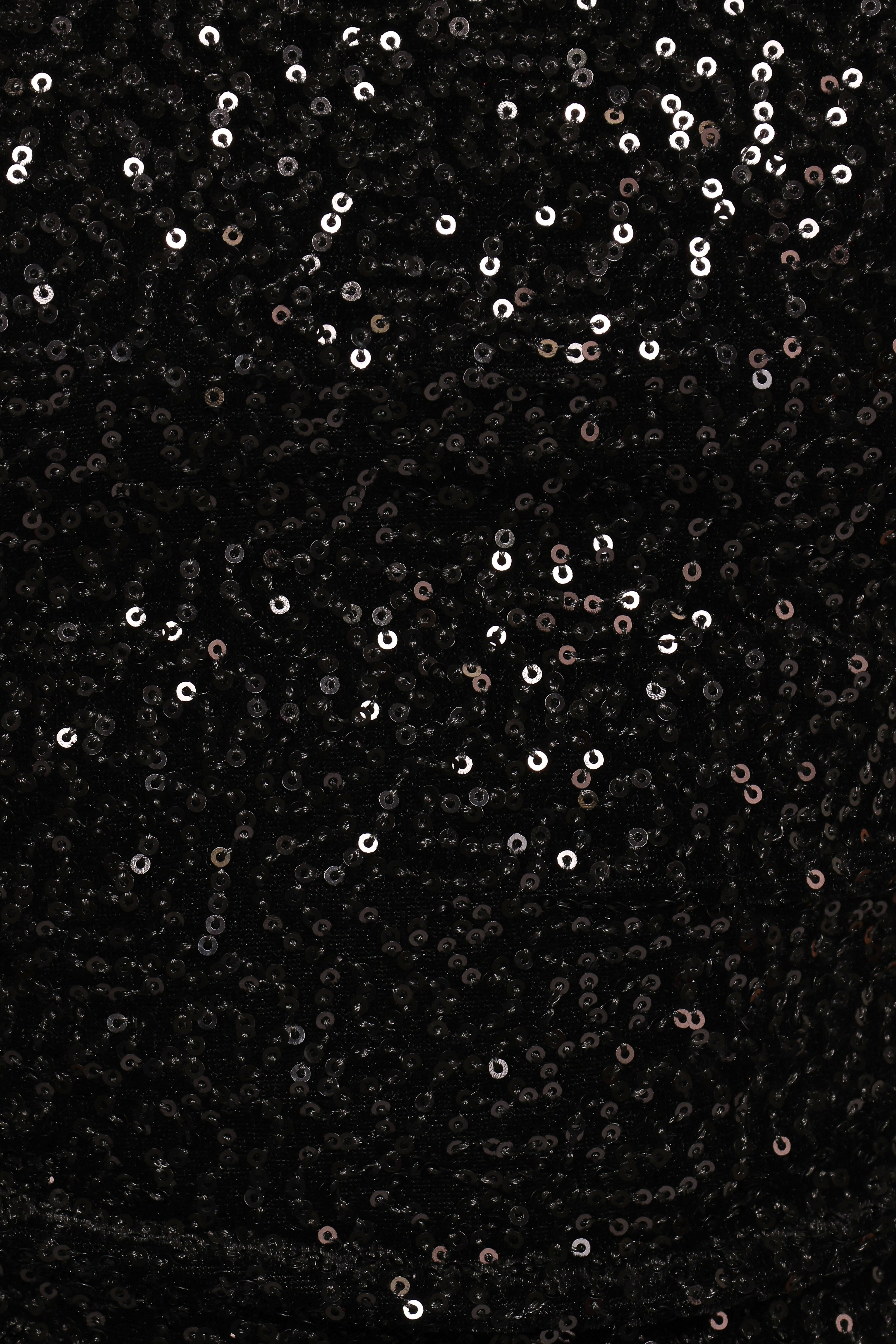 Nissa Sequin Top - Black