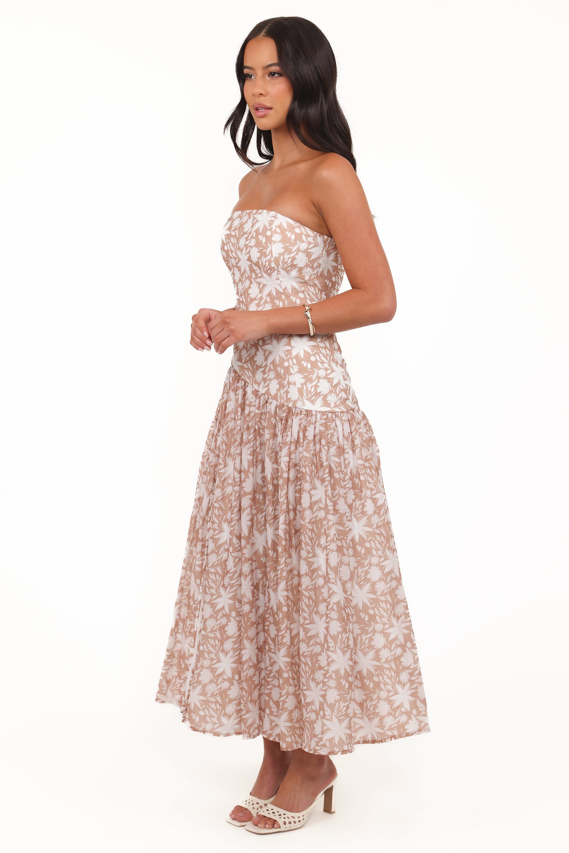 Nyx Strapless Maxi Dress - Mocha