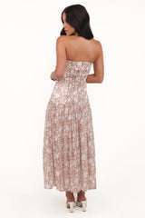 Nyx Strapless Maxi Dress - Mocha