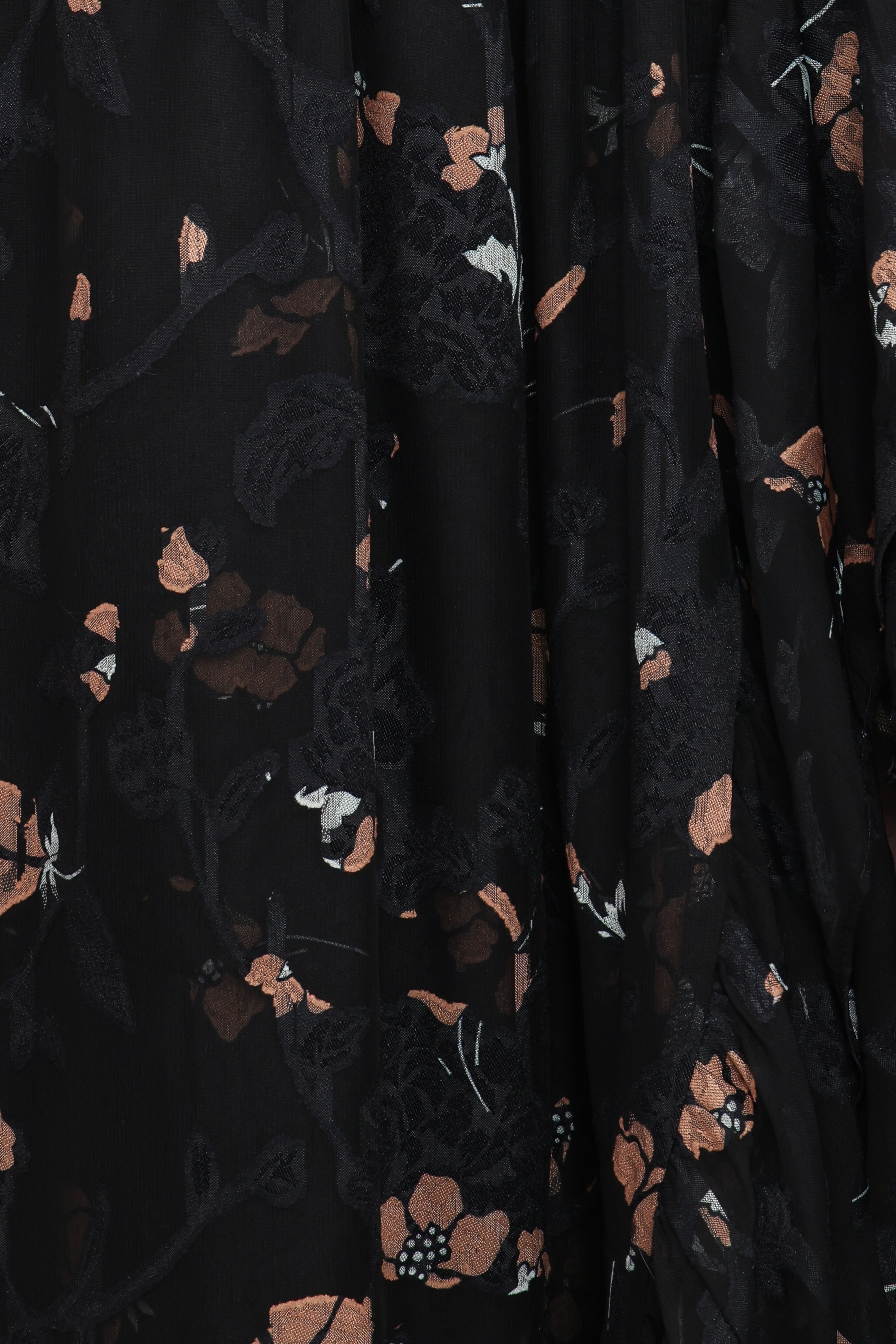 Orielle Maxi Dress - Black/Beige Floral