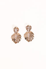 Palm Earrings - Gold