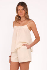 Poppy Short Set - Butter Yellow