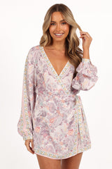 Positano Romper - White Multi