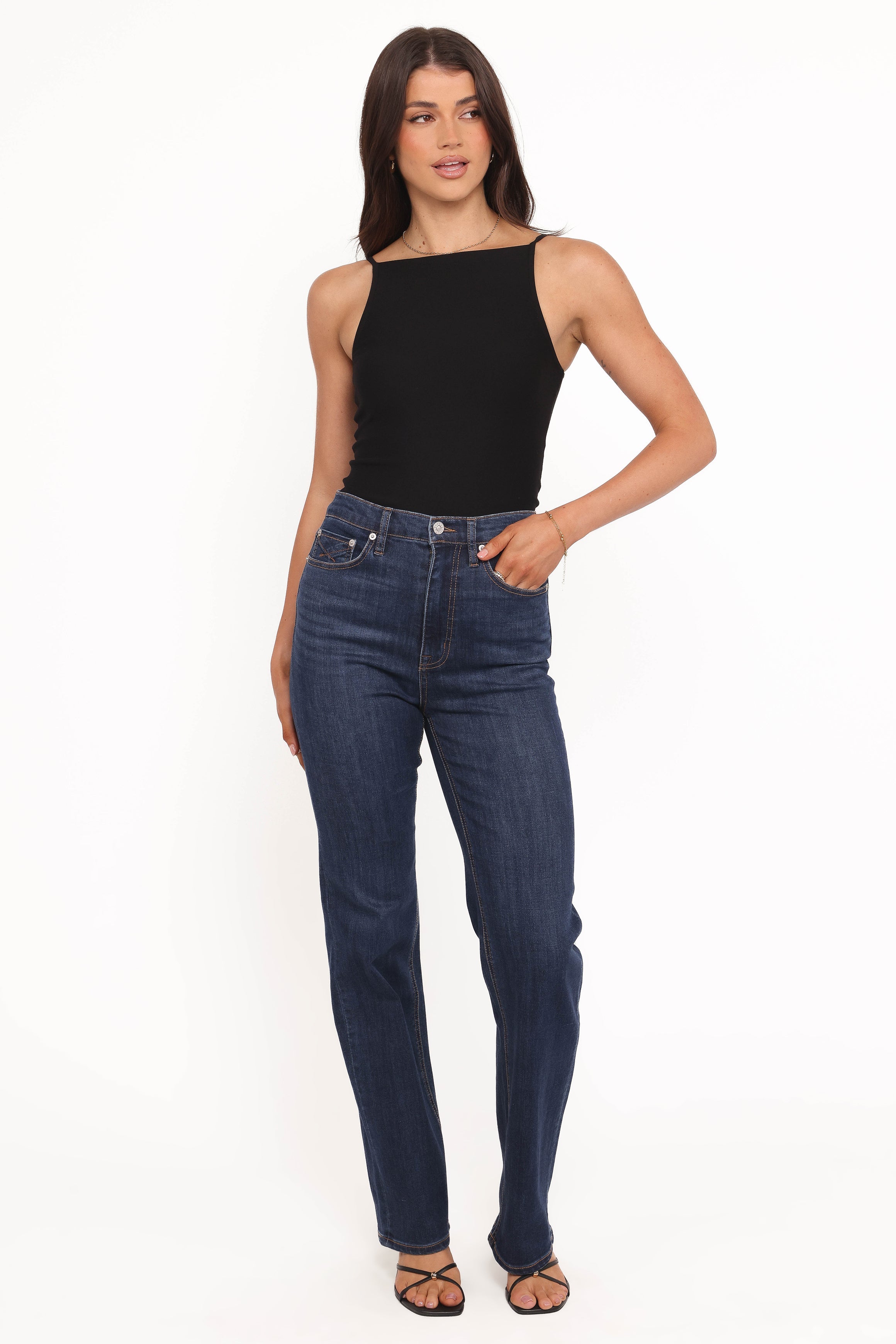 Rae Straight Leg Jean - Roxbury