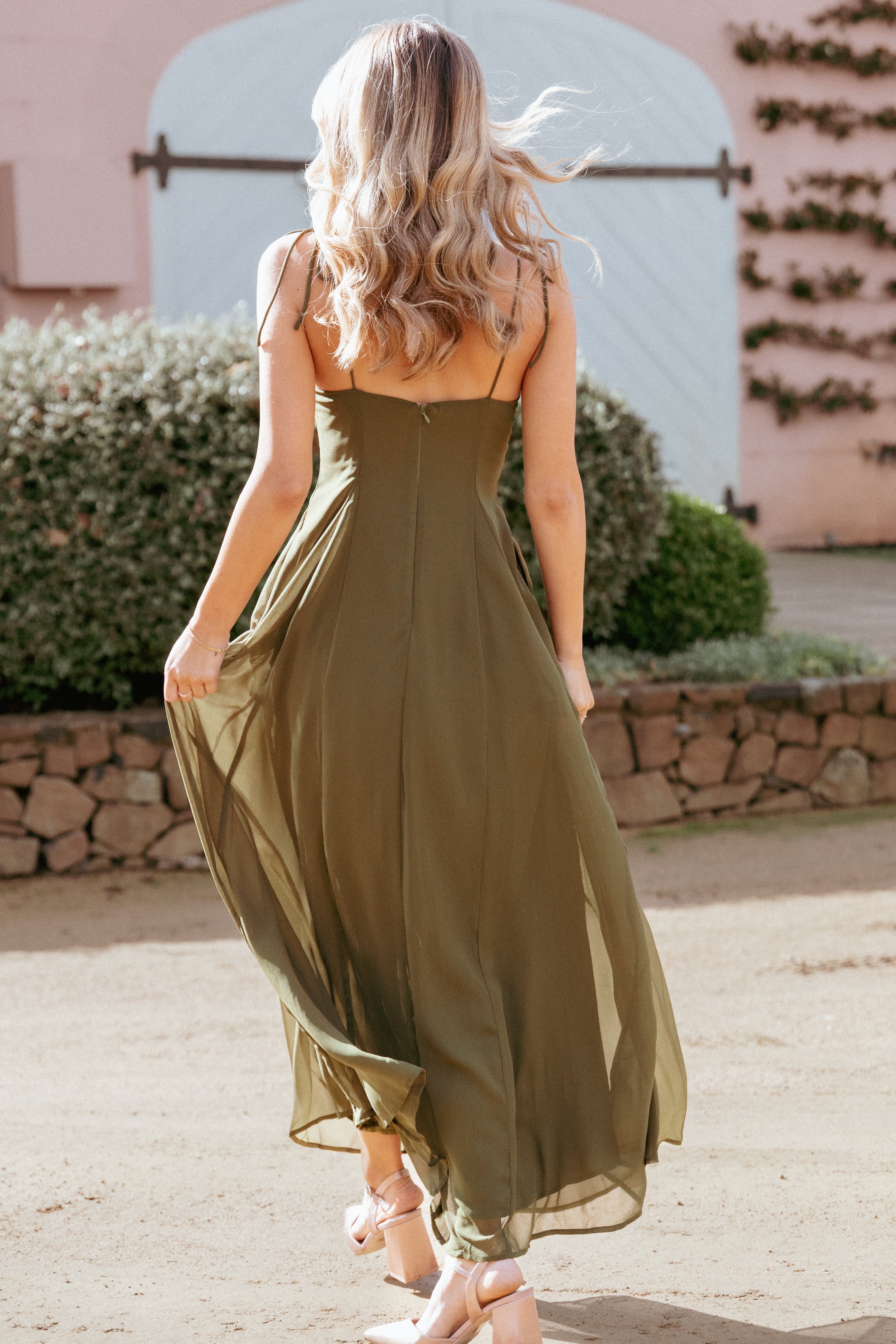 Rayna Maxi Dress - Olive