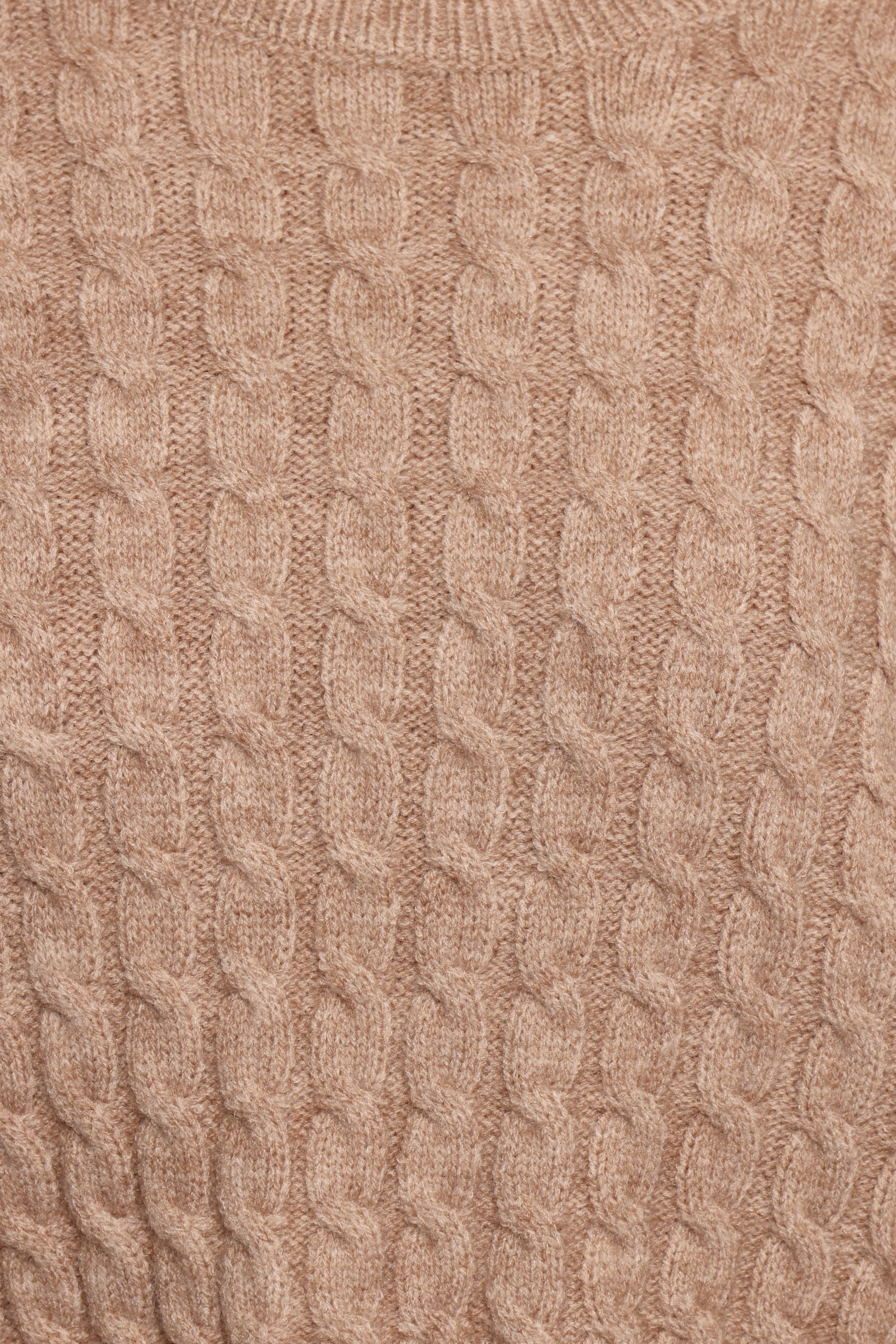 Reid Cable Knit Skirt Set - Taupe