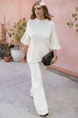 Remii Knit Pant Set - Ivory