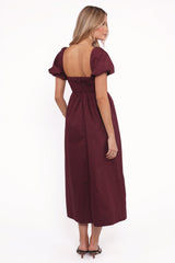Remira Midi Dress - Cherry