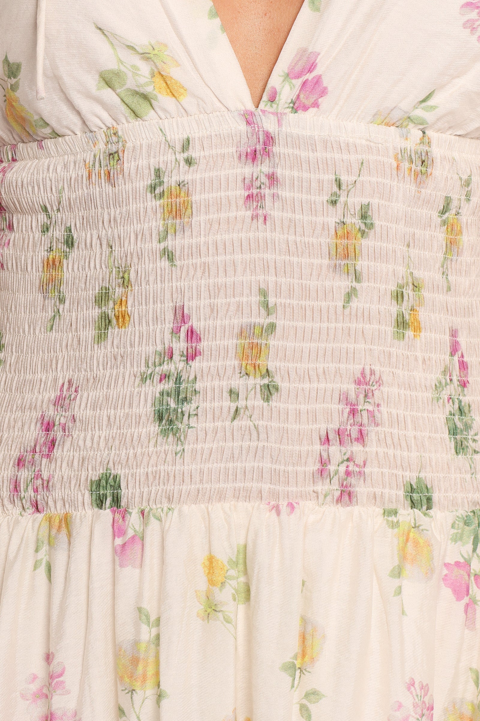 Reverie Maxi Dress - Purple Ditsy Floral