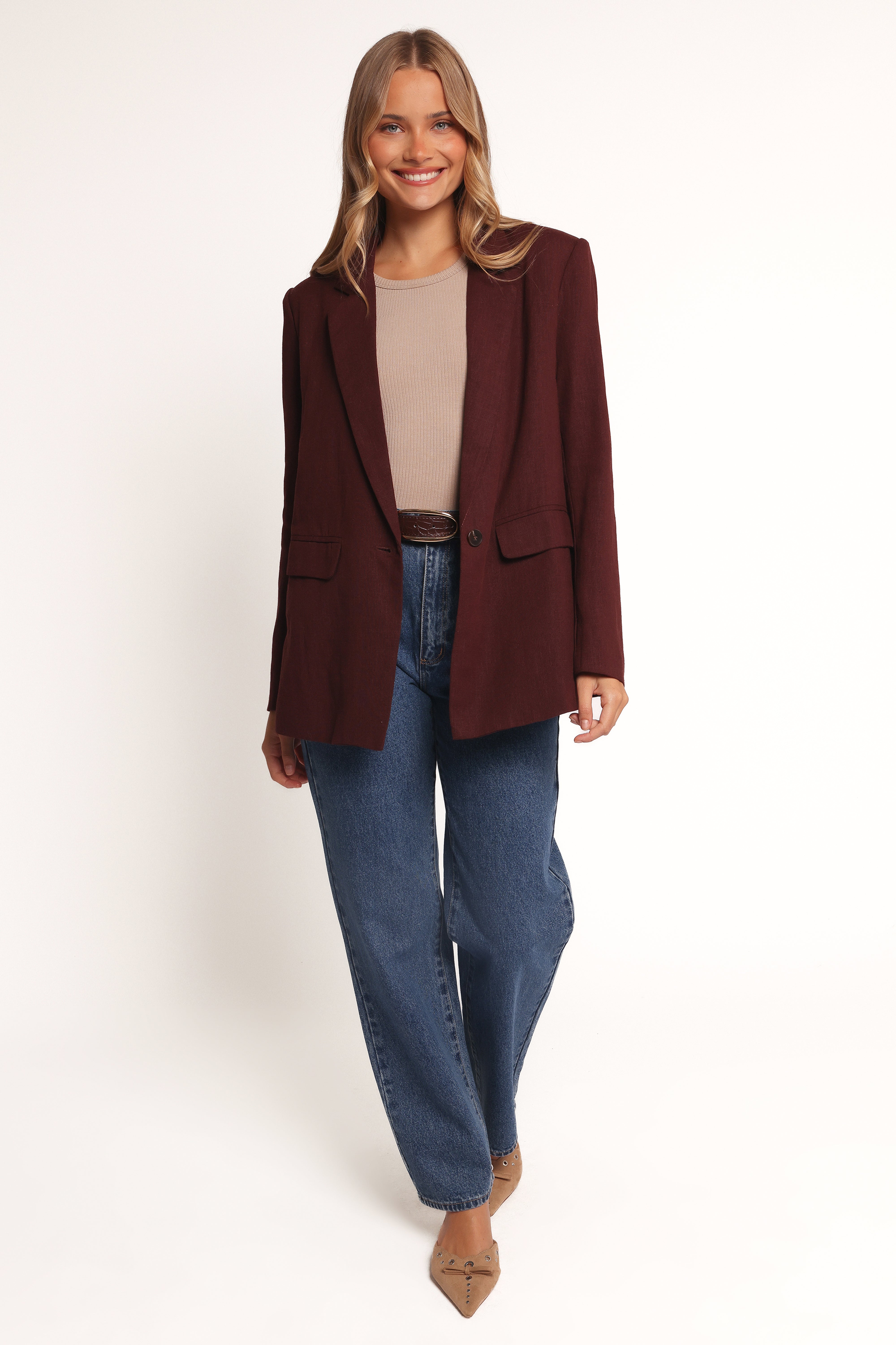 Rhodes Oversized Blazer - Espresso