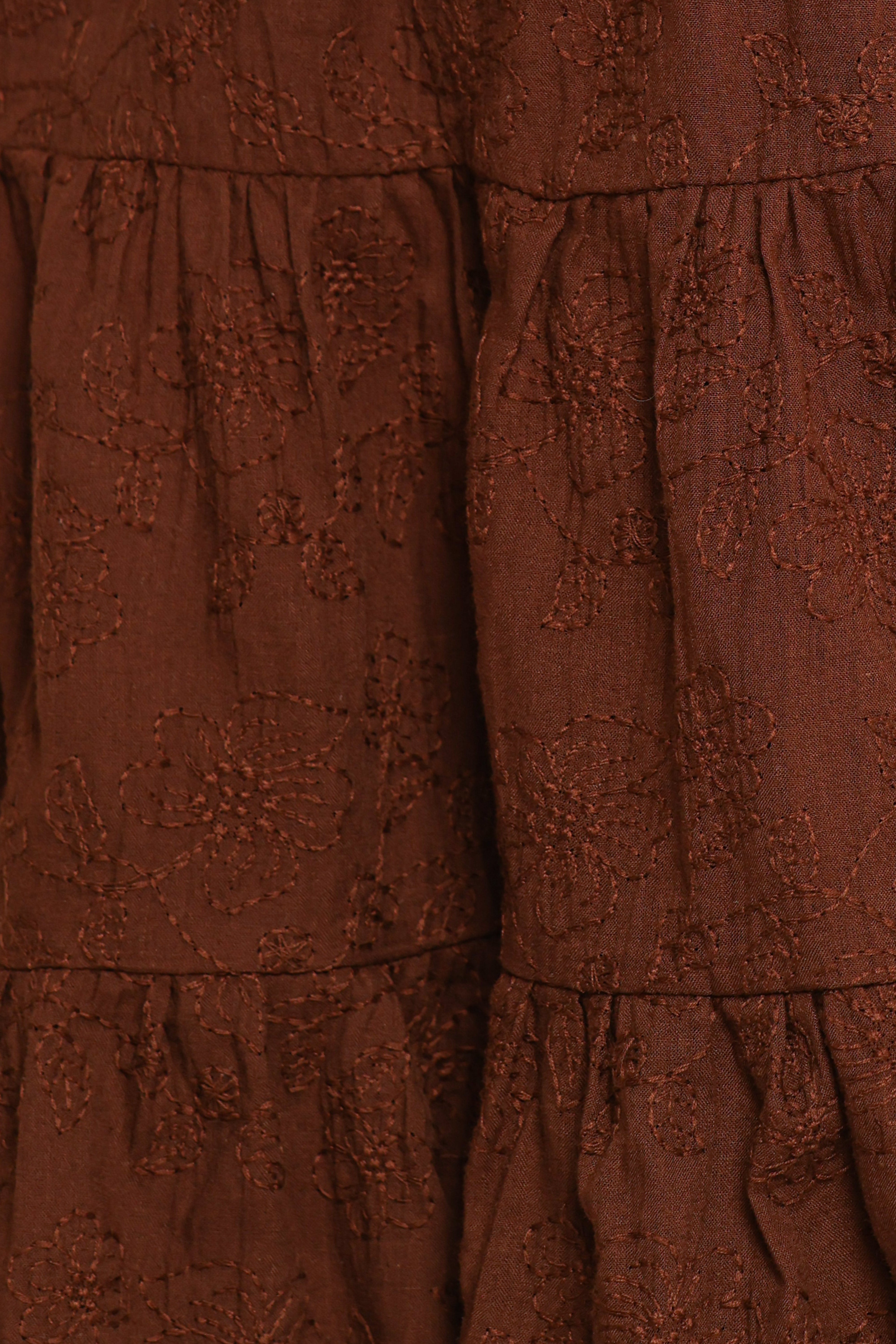 Rilie Halterneck Mini Dress - Brown