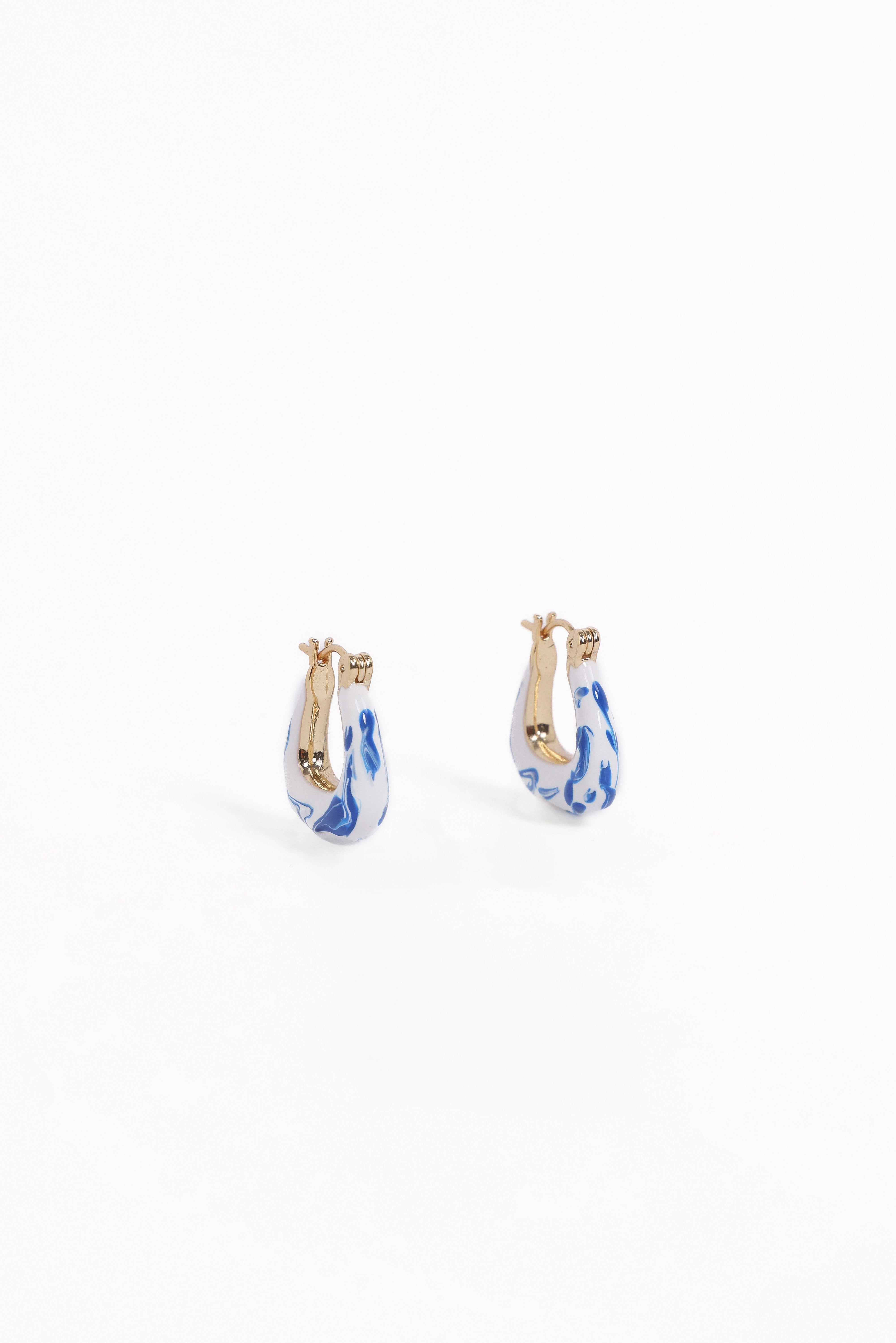 Riven Earrings - Blue