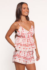 Ruby Short Set - Red