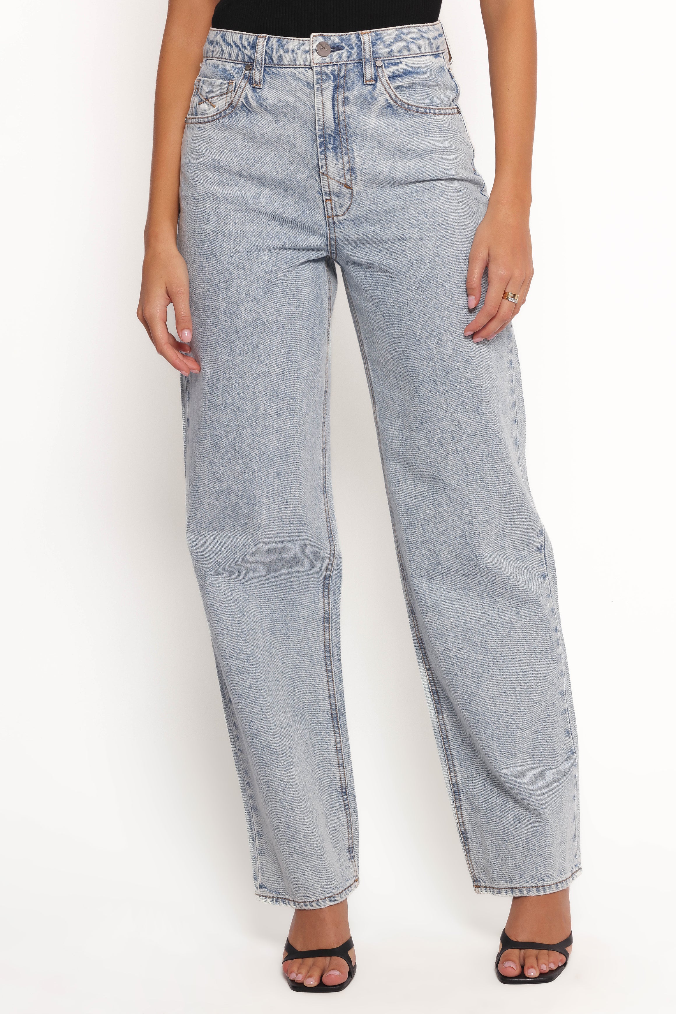 Rumi High Rise Wide Leg Jeans - Lucid