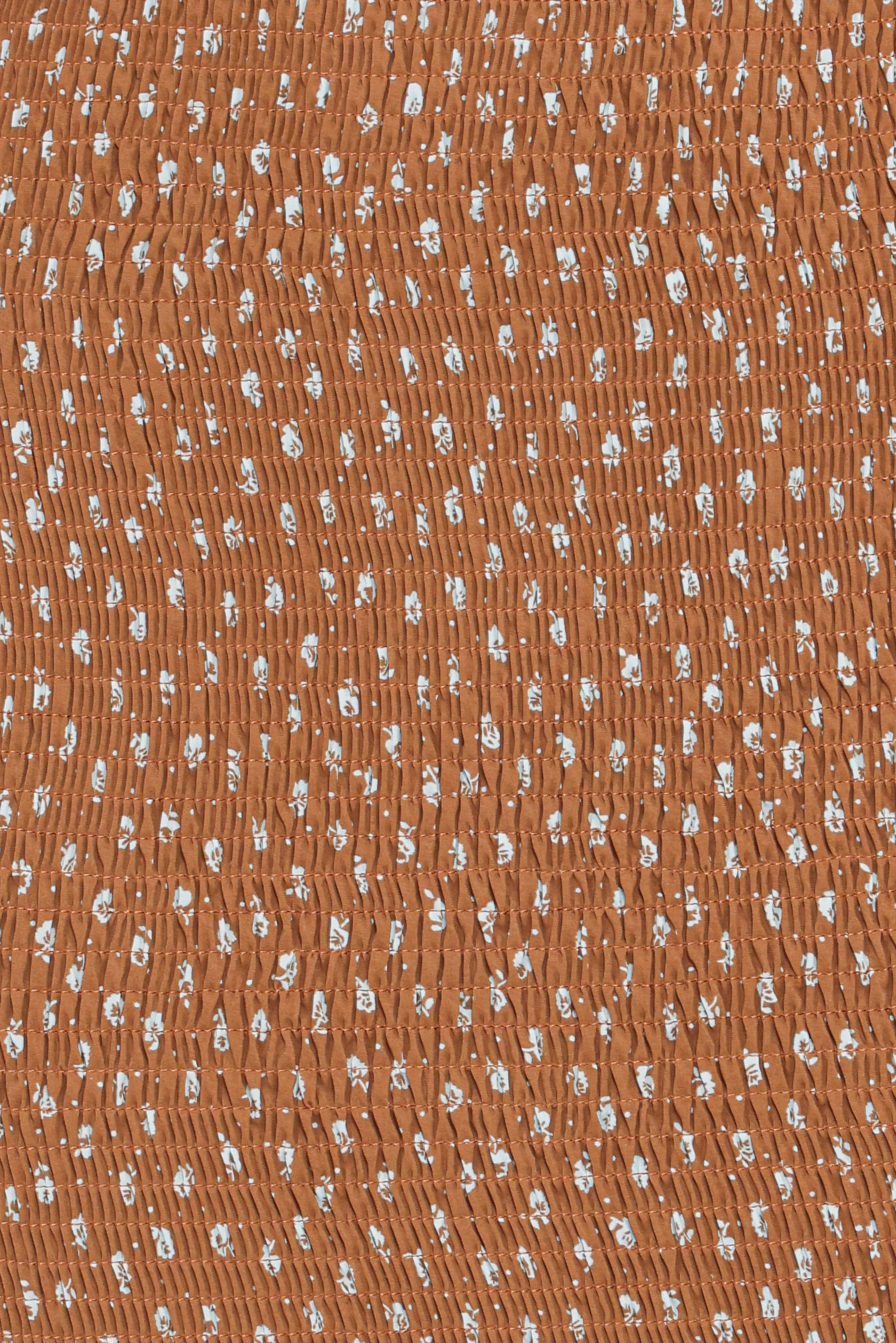 Sara Midi Dress - Brown Floral