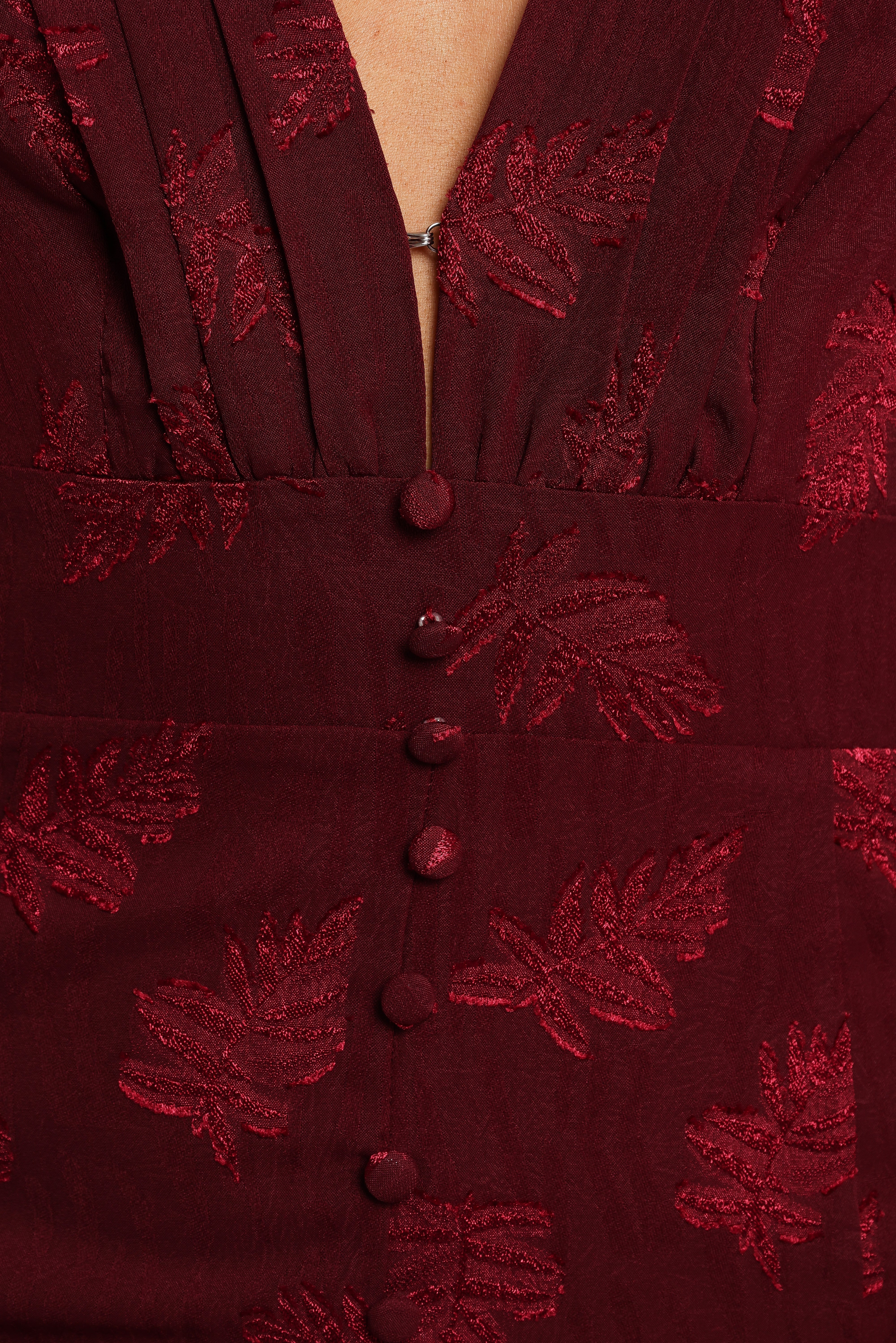 Sarey Maxi Dress - Burgundy