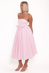 Seren Midi Dress - Pink