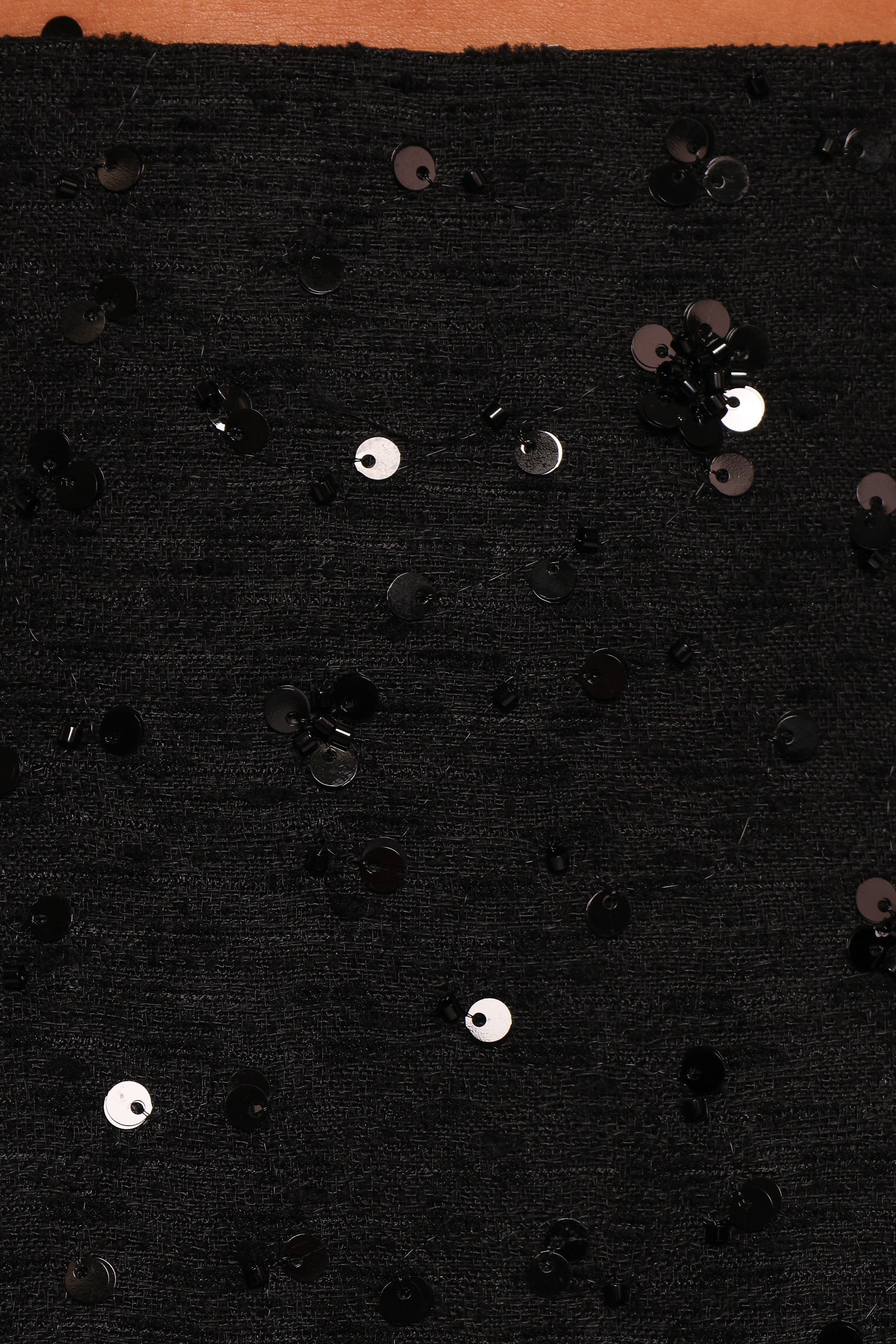 Shavvy Mini Skirt Set - Black