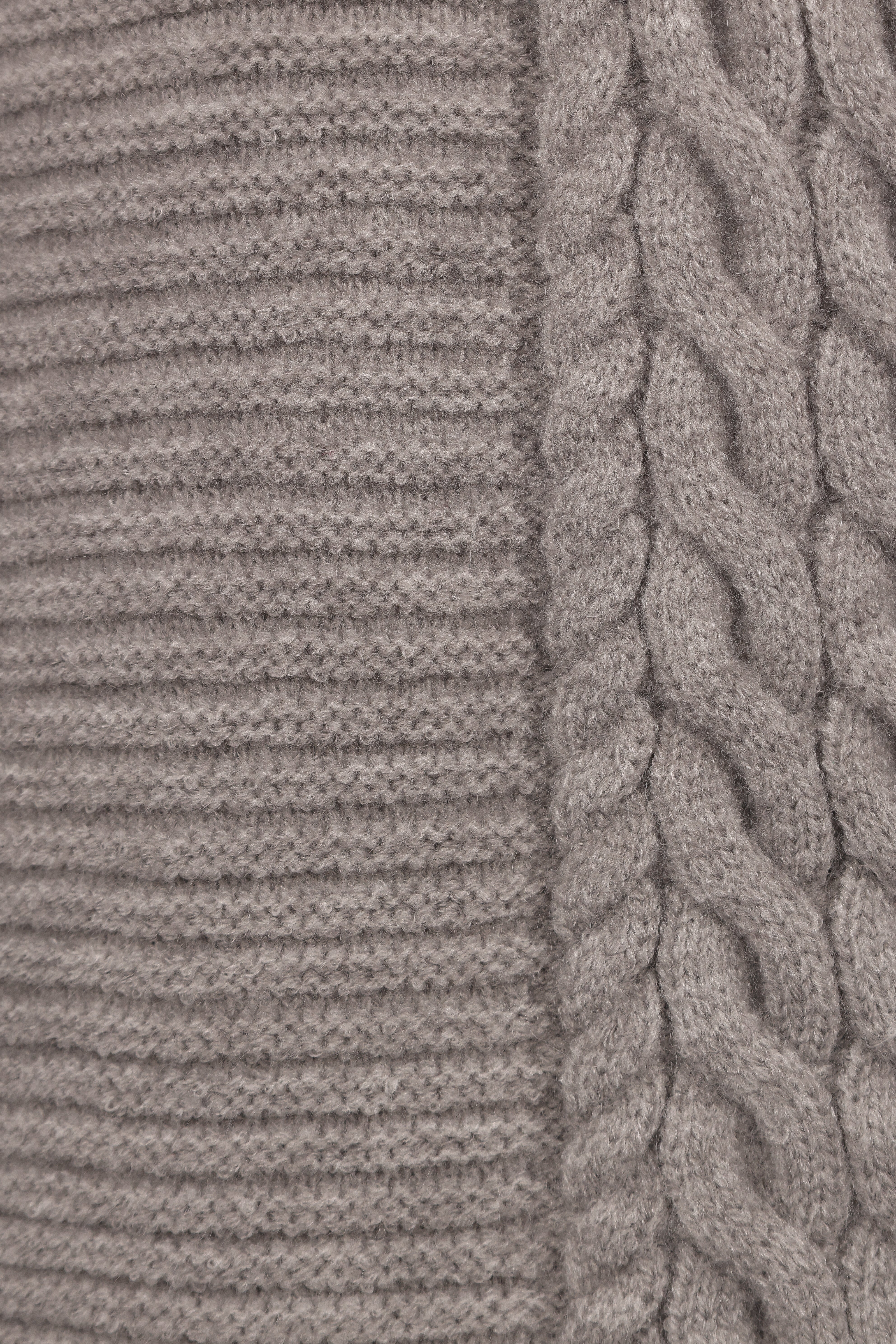 Soma Oversized Open Front Cardigan - Grey