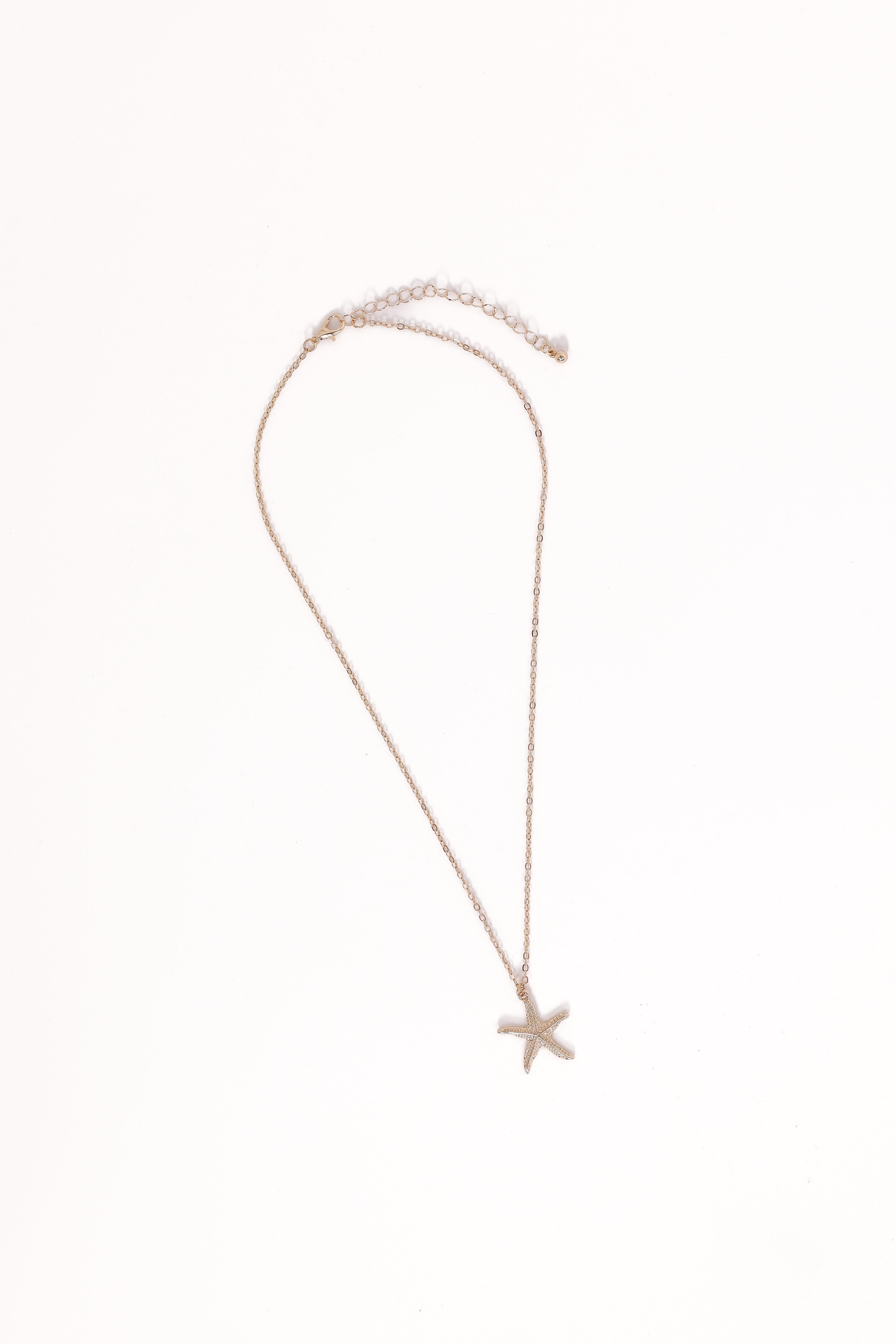 Starfish Necklace - Gold