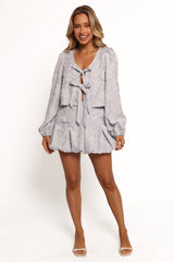 Stevie Two Piece Set - Dusty Blue