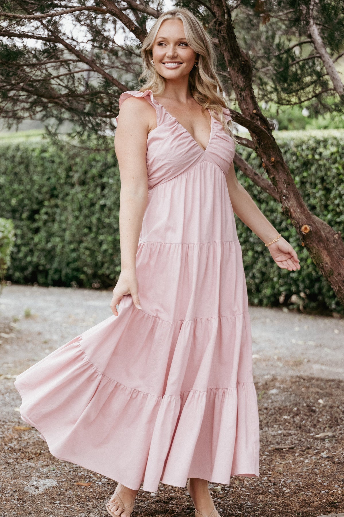 Susie Maxi Dress - Pink