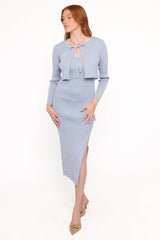 Tagum Midi Dress - Blue