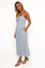 Tanner Midi Dress - Light Blue