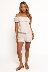 Tennie Short Set - White