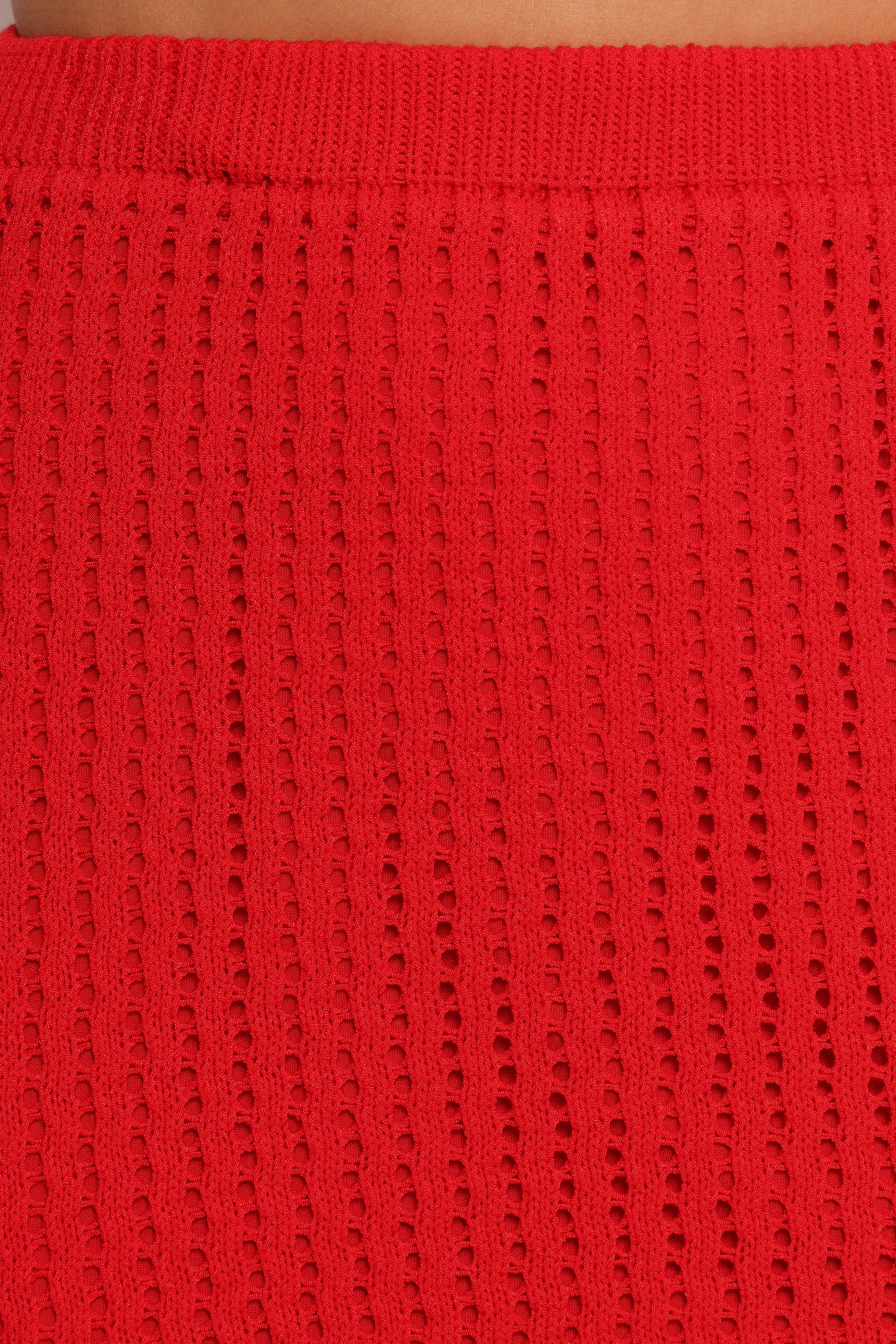 Tolli Knit Skirt Set - Red