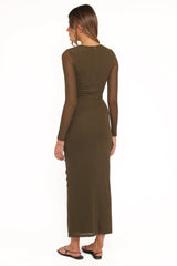 Tormund Midi Dress - Olive