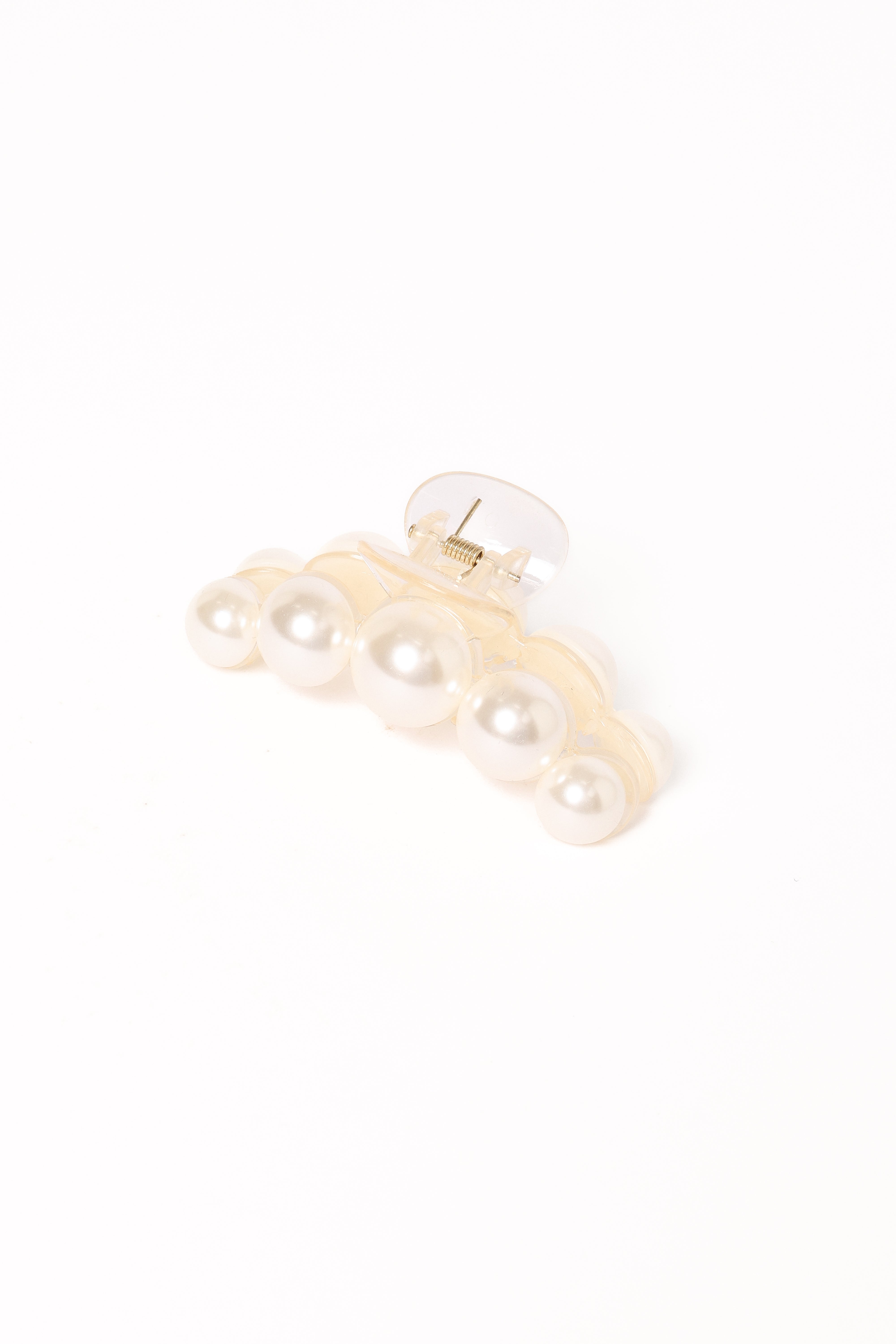 Camille Hair Clip - Pearl