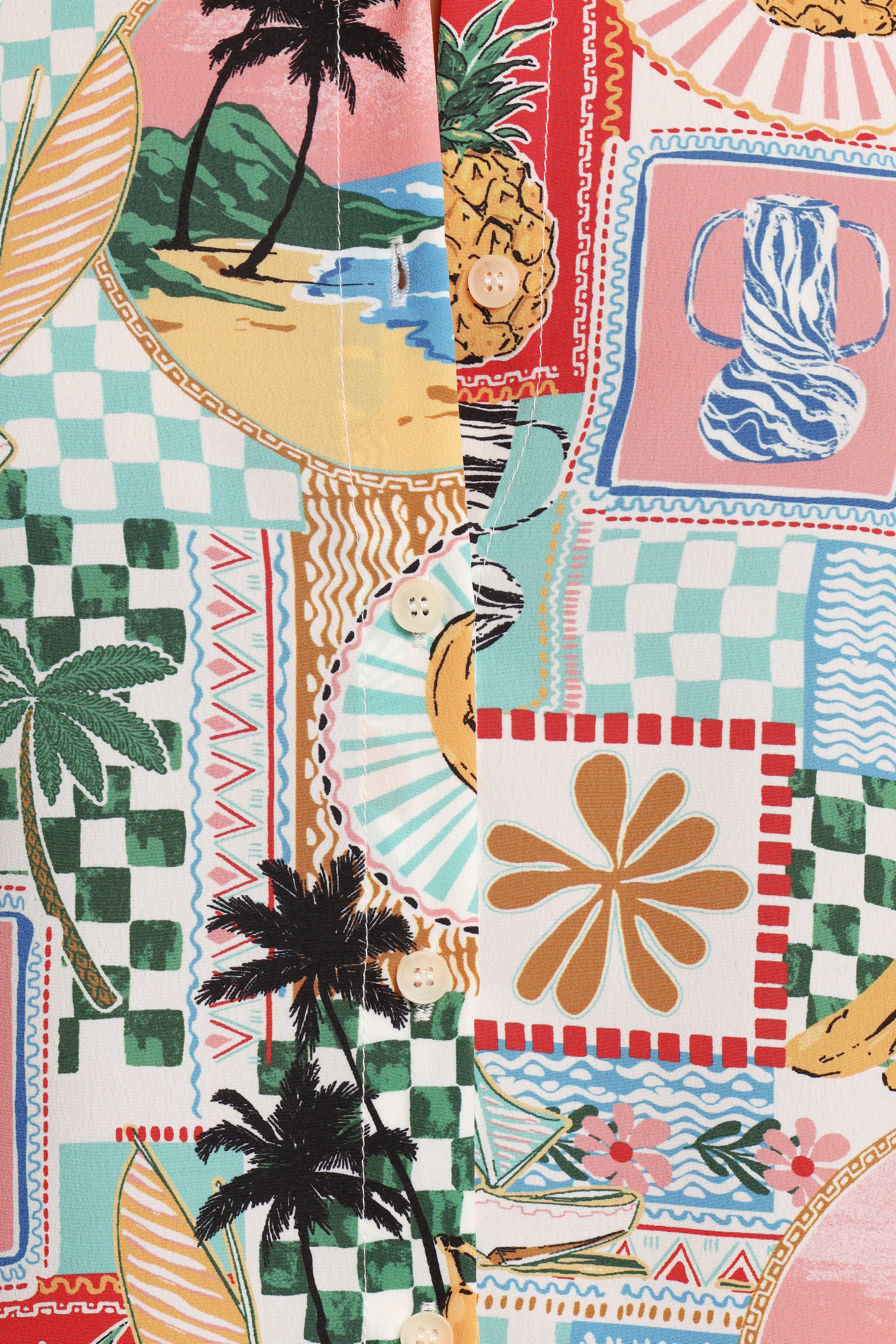 Valeria Shirt - Off White Multi