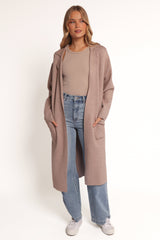 Venda Coatigan - Light Brown