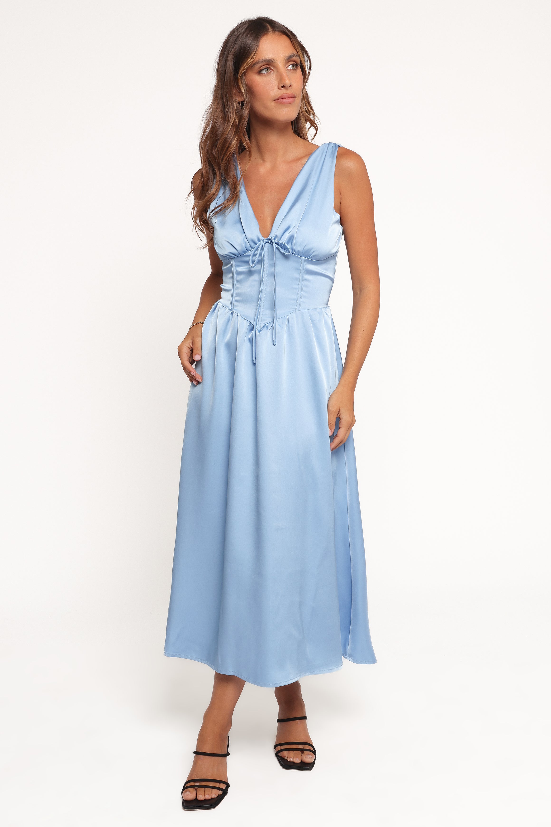 Verena Midi Dress - Periwinkle Blue
