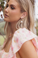 Vivienne Earrings - Gold/Pearl