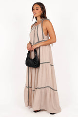 Volina Maxi Dress - Light Taupe