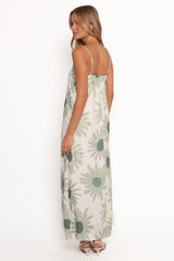 Wilson Maxi Dress - Green Floral