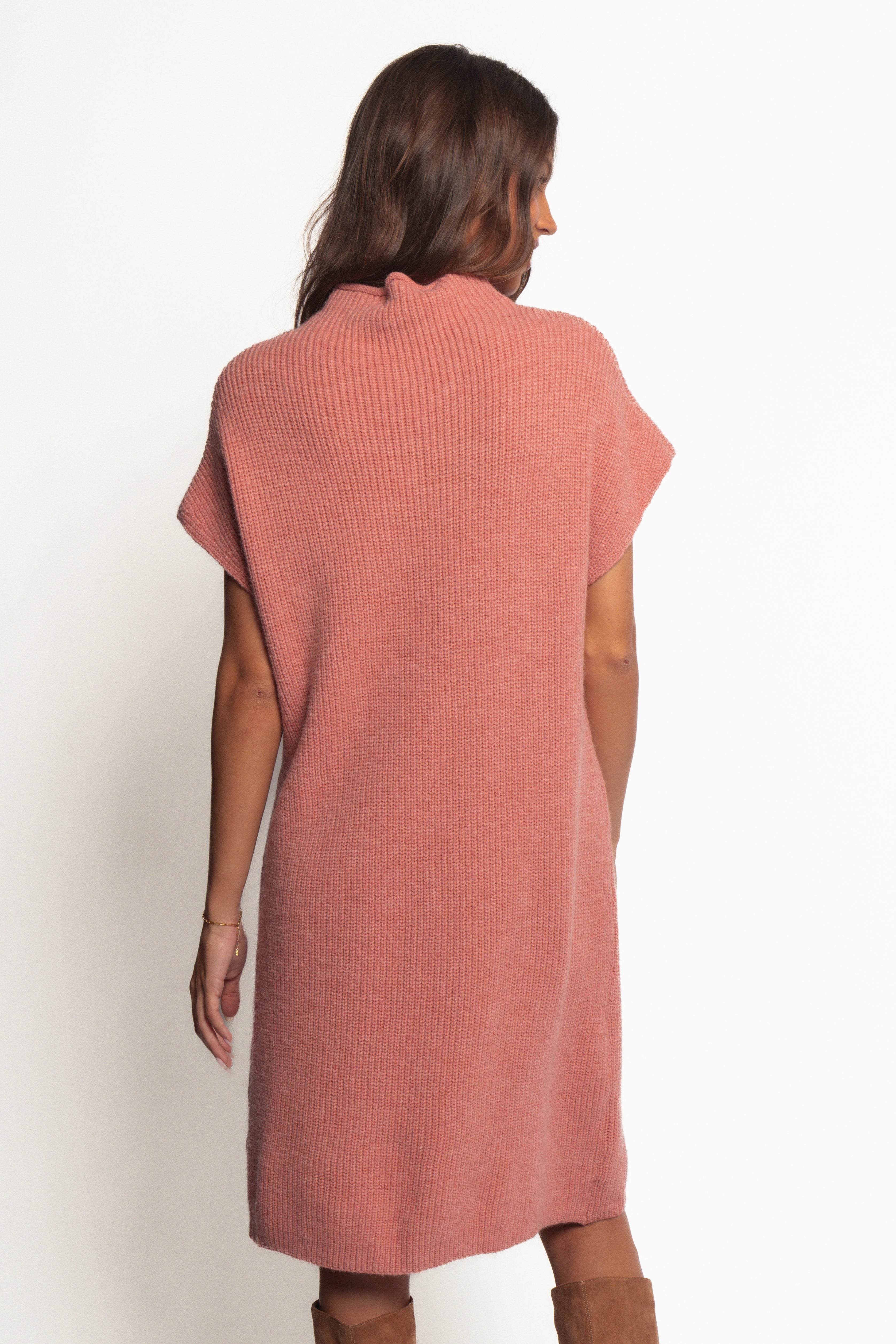 Wright Knit Mini Dress - Pink