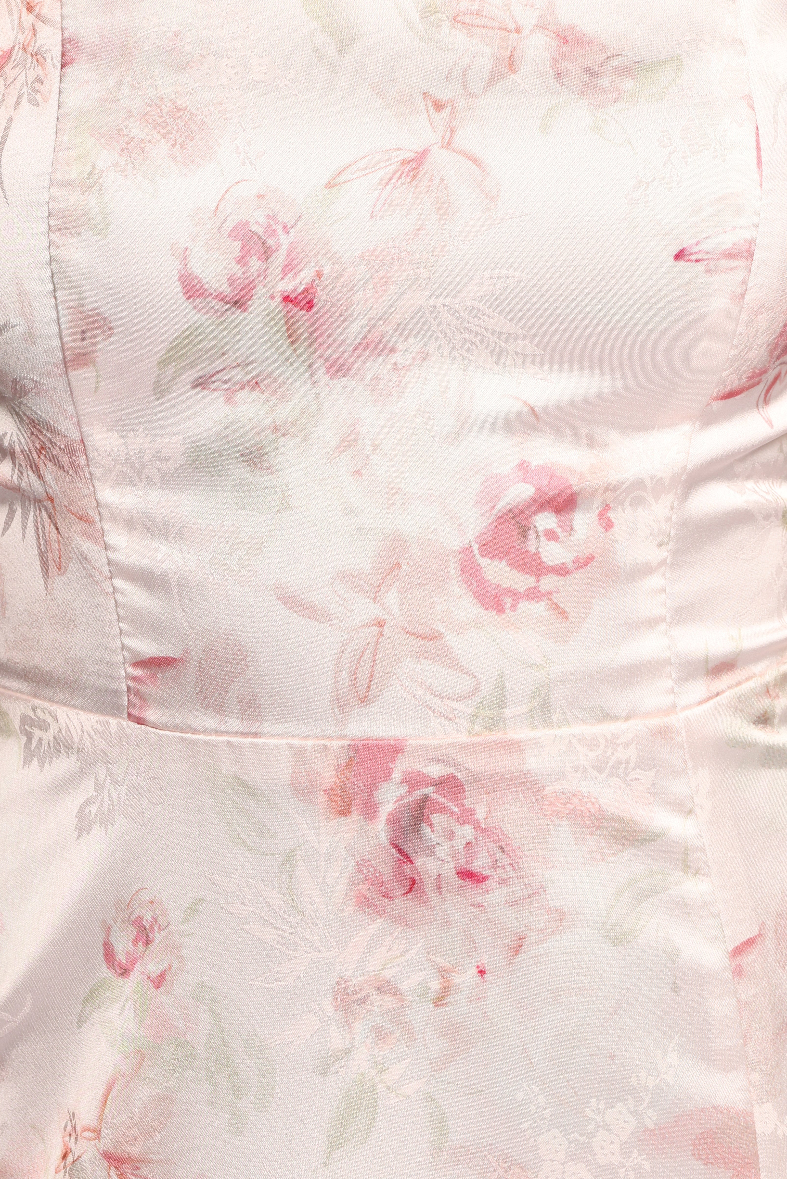 Zane Midi Dress - Pink Floral