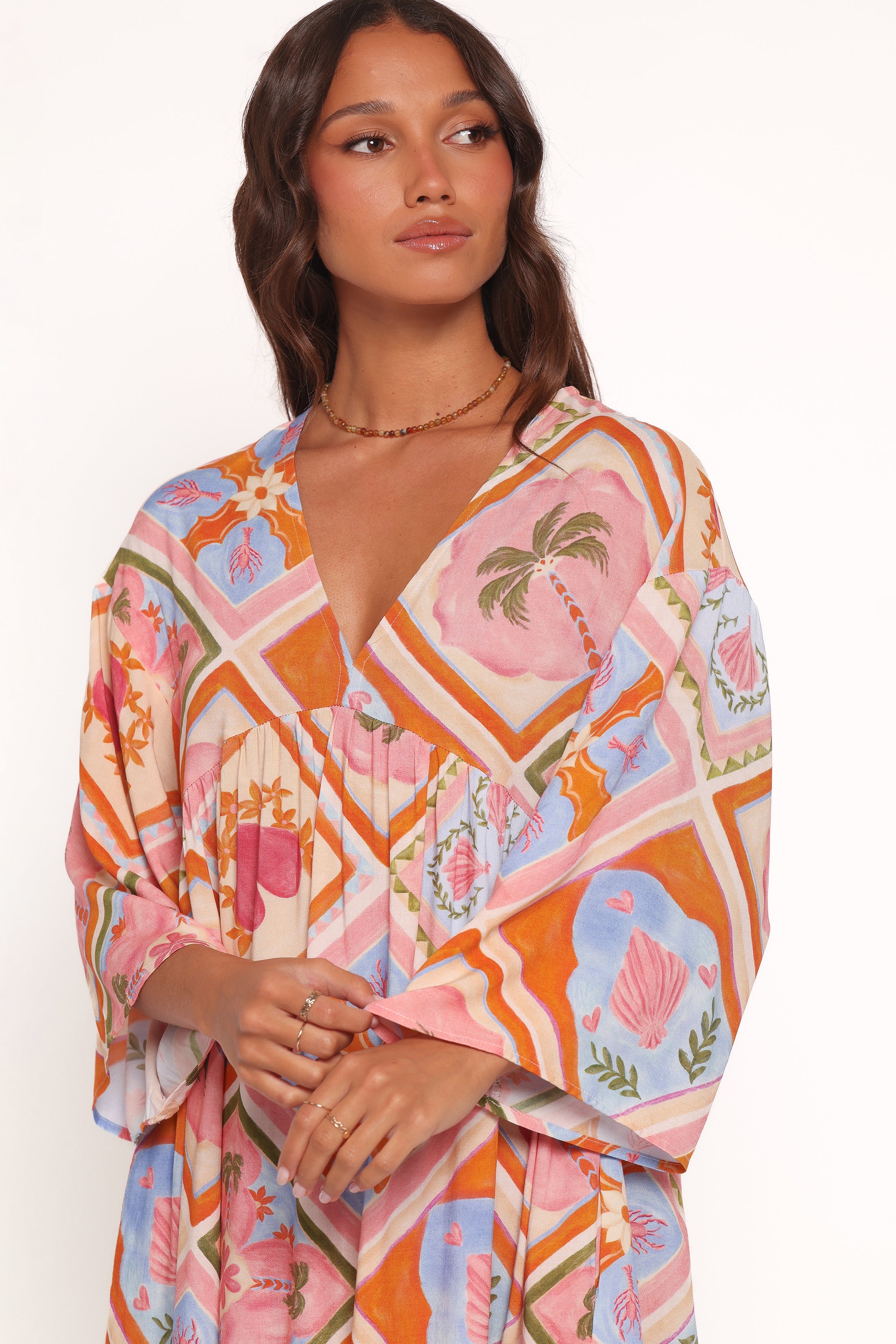 Zanna Mini Dress - Multi Tile