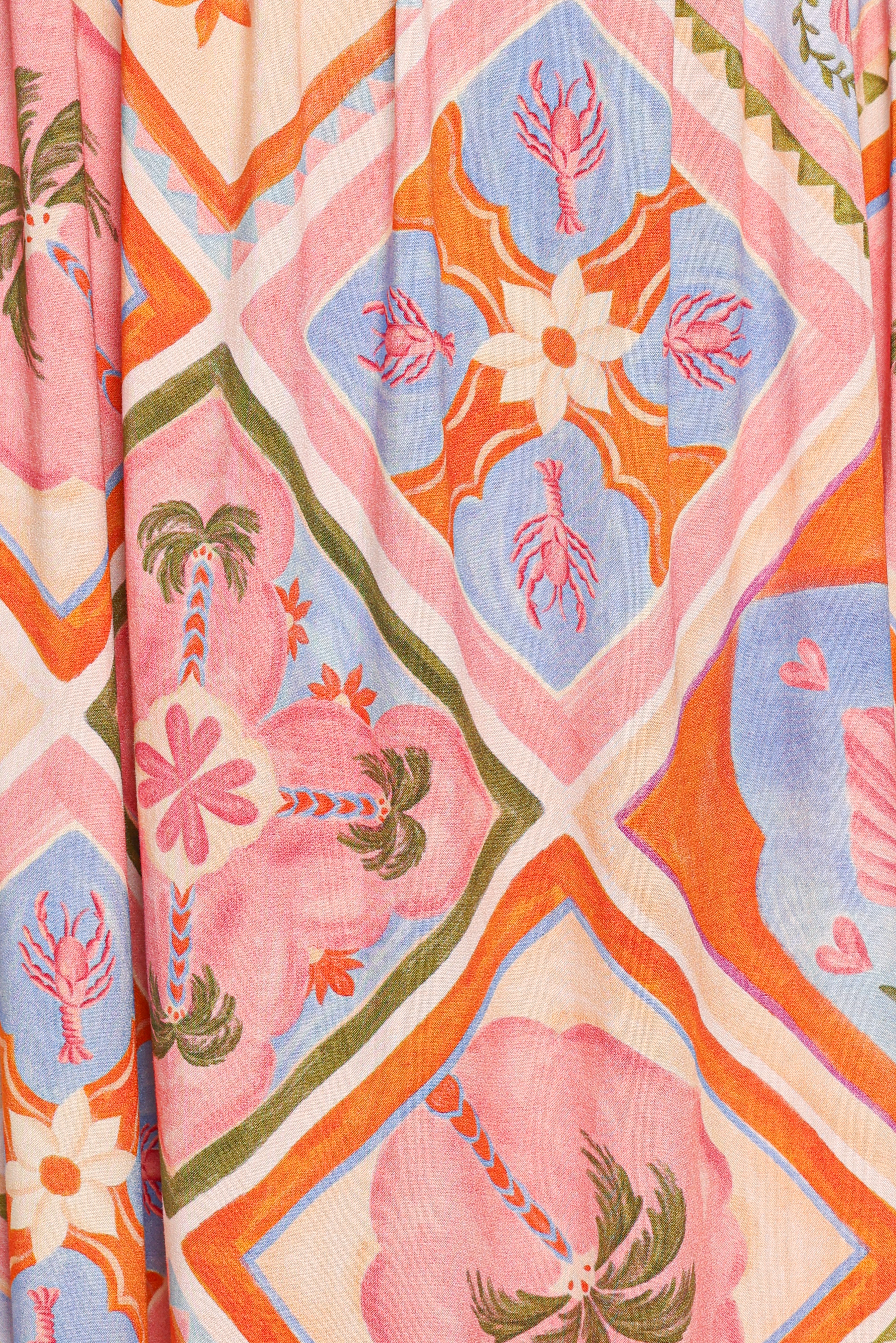 Zanna Mini Dress - Multi Tile