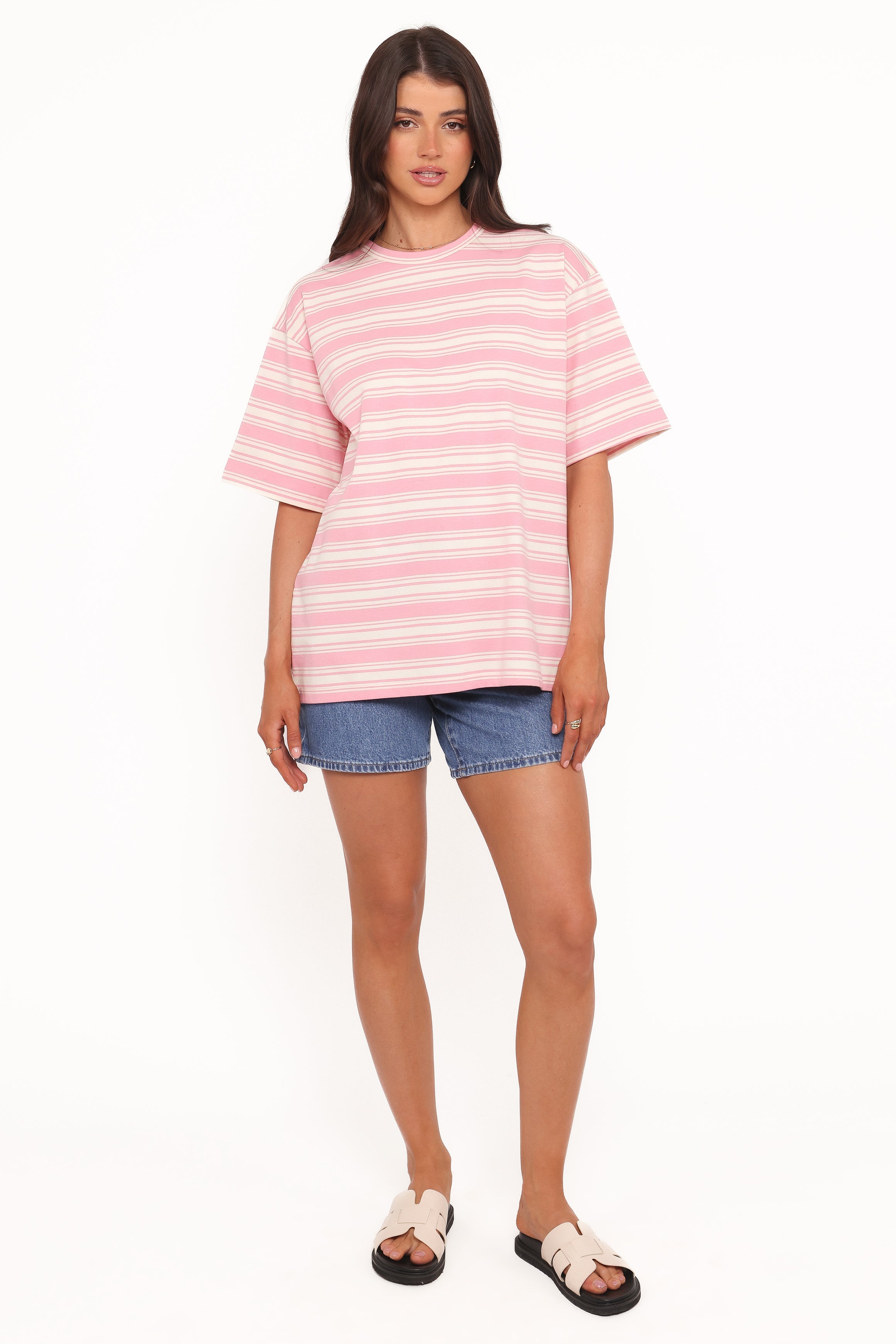 Zestora Tee - White Pink