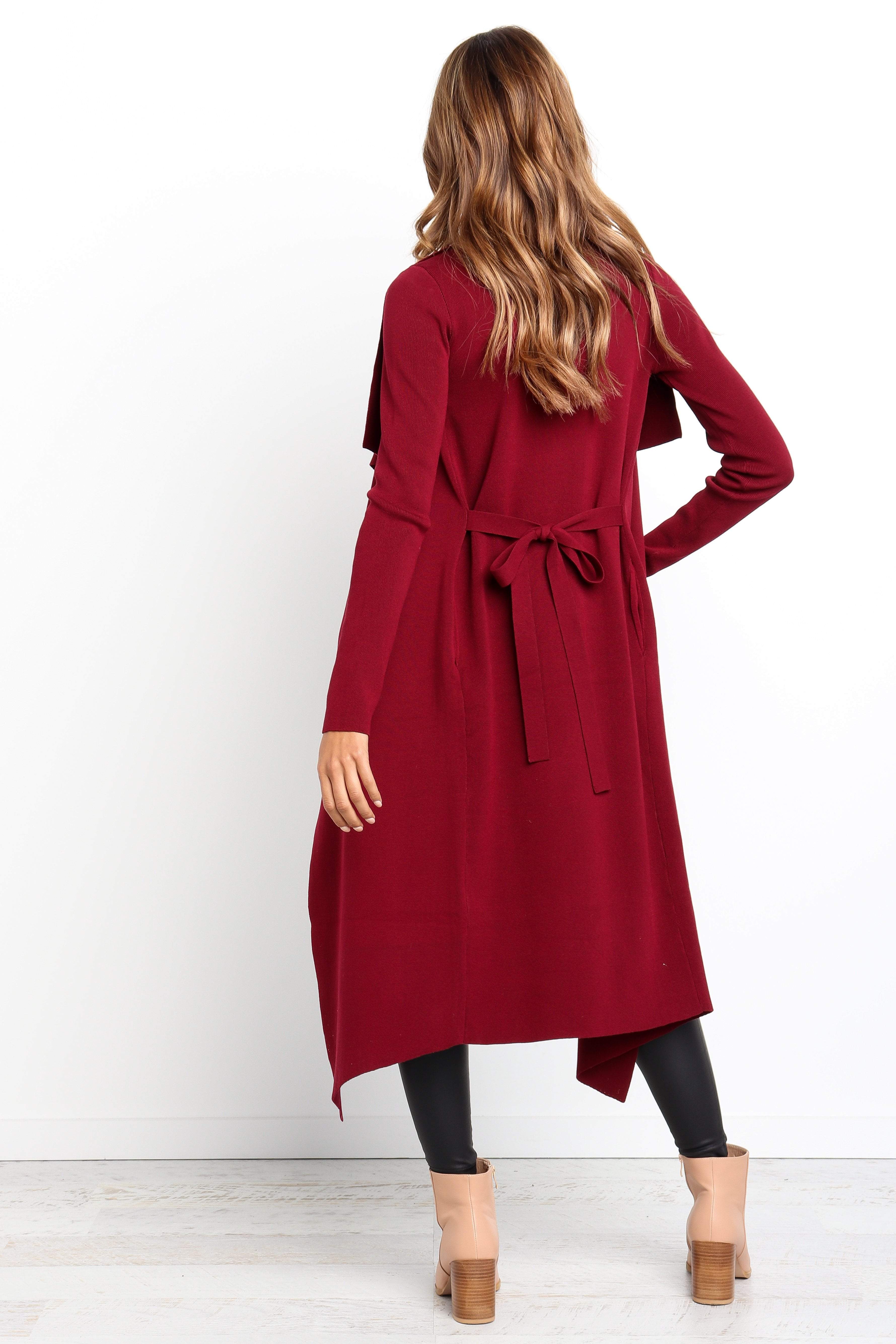 OUTERWEAR Audrina Cardigan - Berry