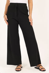 BOTTOMS @Pyrus Knit Pant - Black