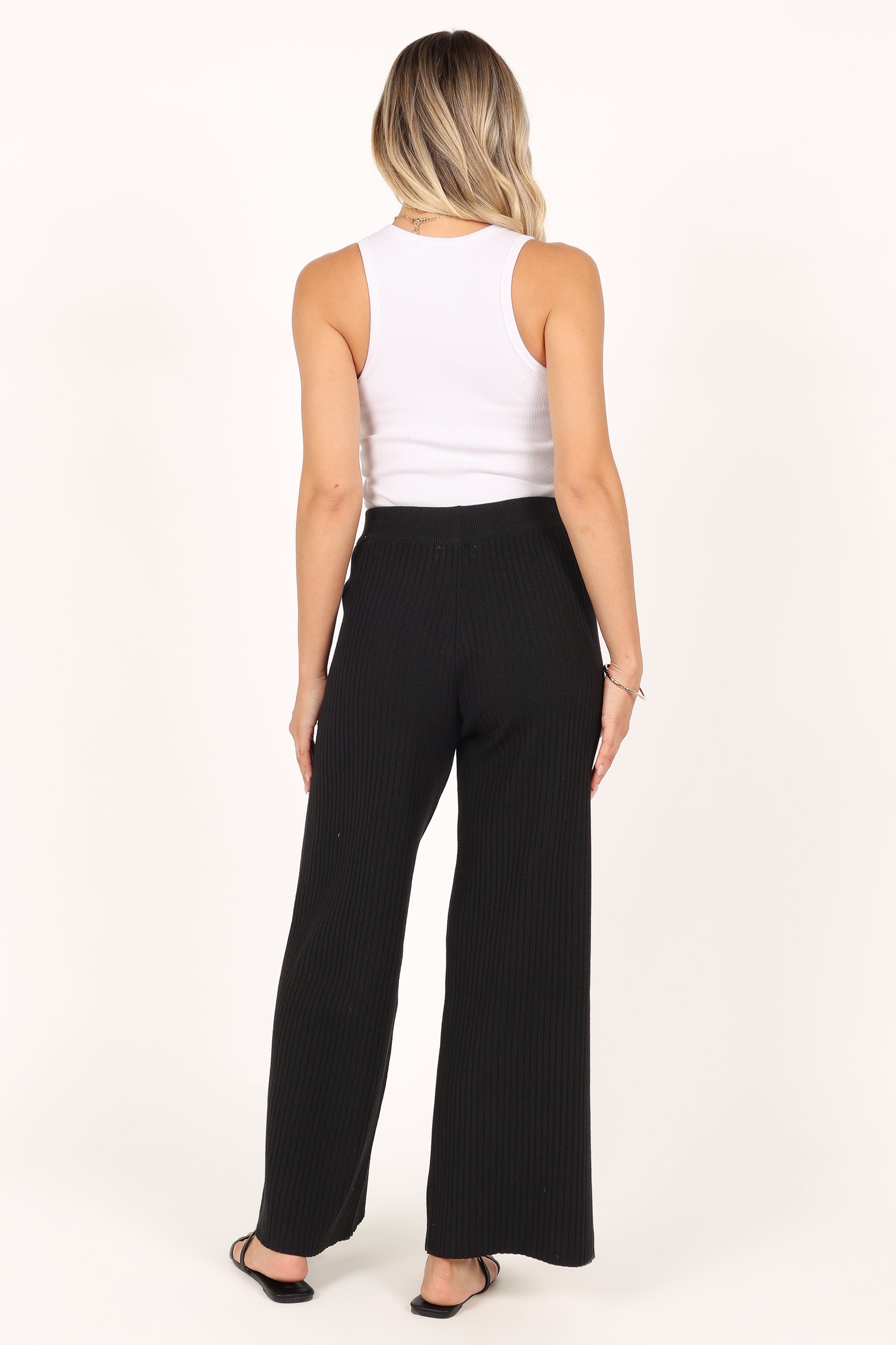 BOTTOMS @Pyrus Knit Pant - Black