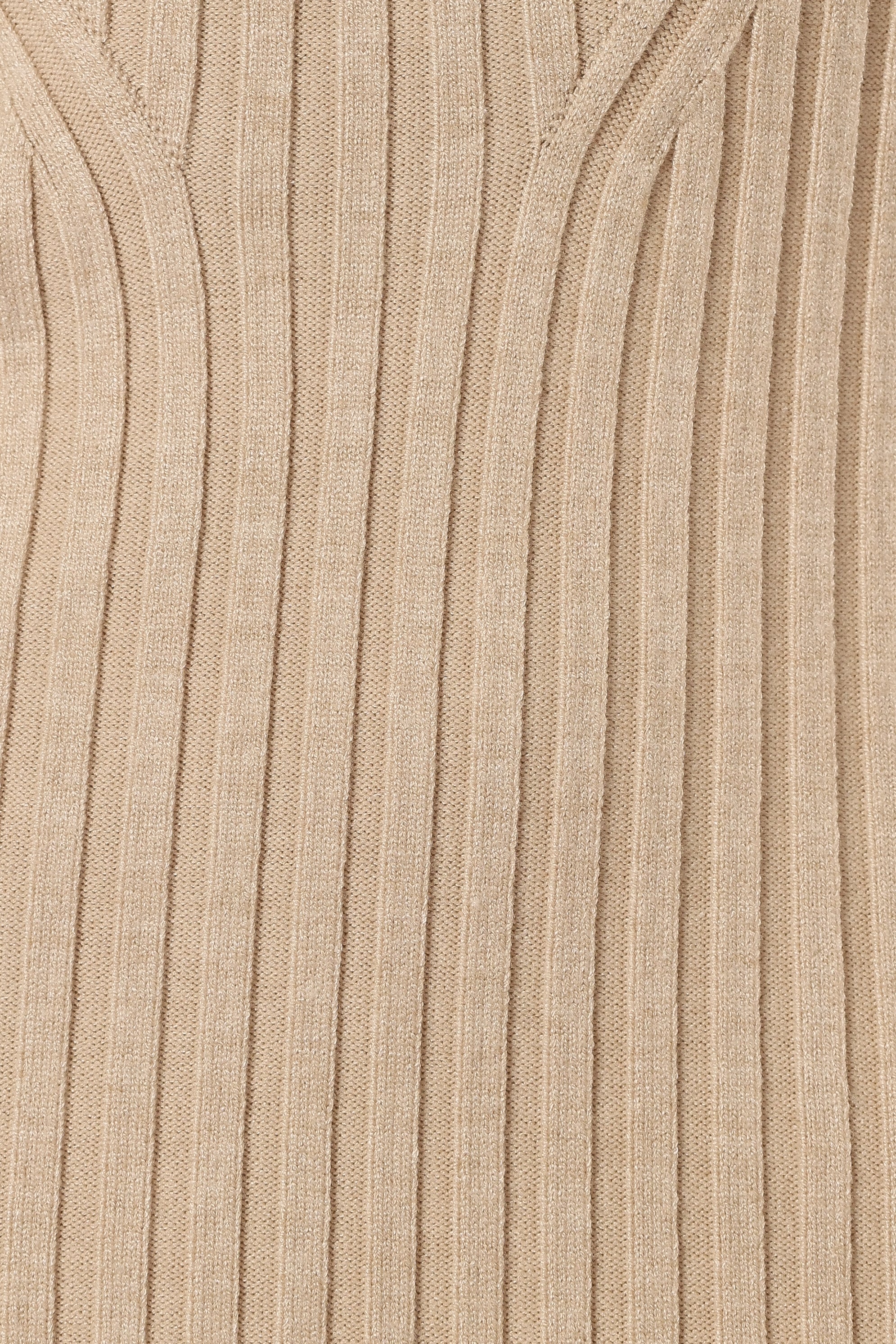 DRESSES @Ainsley Long Sleeve Midi Dress - Nude (Hold for Winter Essentials)