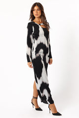 DRESSES @Christah Maxi Dress - Black/White